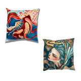 Silk Square Cushion Set