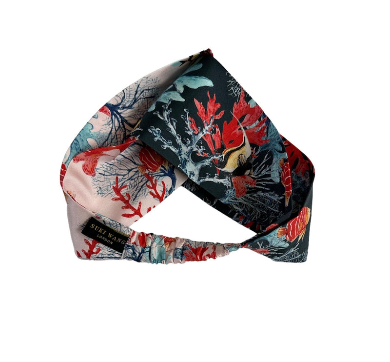 Adriatic Red Coral - Printed Headband