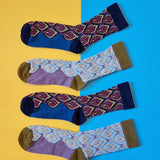Peacock Plume Cotton Sock Bundle