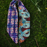 Azure Silk Scarf