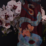 Azure Silk Scarf