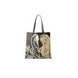Celestial Crane Tote - Dark Brown