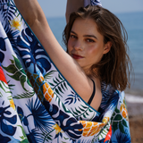 Tropical Oasis Beach Towel