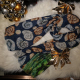 Aquatic Peacock Wool Wraparound