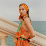 Look 05 — vermilion silk set