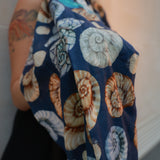 Aquatic Peacock Wool Wraparound
