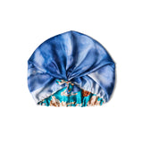 Aqua Coral Printed Turban