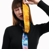 Sapphire Silk Scarf - Blossom Into Power